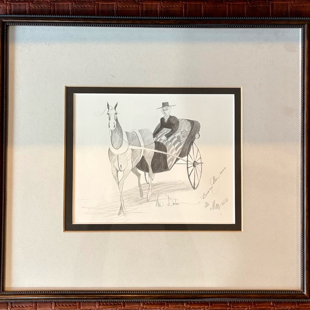 P Buckley Moss SIGNED Print RARE-“The Doctor”, 35/1000